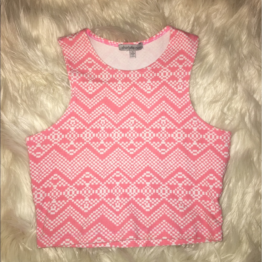 Salmon colored crop top!